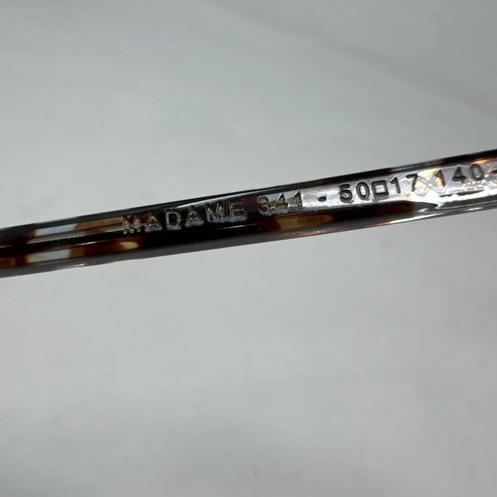 LAFONT Madame 341 Navy Tortoise Womens Semi Cat Eye Eyeglasses 50-17-140‎ New